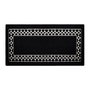 Conceptum Bague Alfombra de Pasillo 80 x 200 cm Blanco y Negro